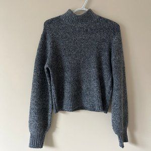 Fuzzy Mockneck Sweater